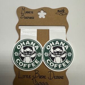 Ohana Coffee Magnetic Bookmarks